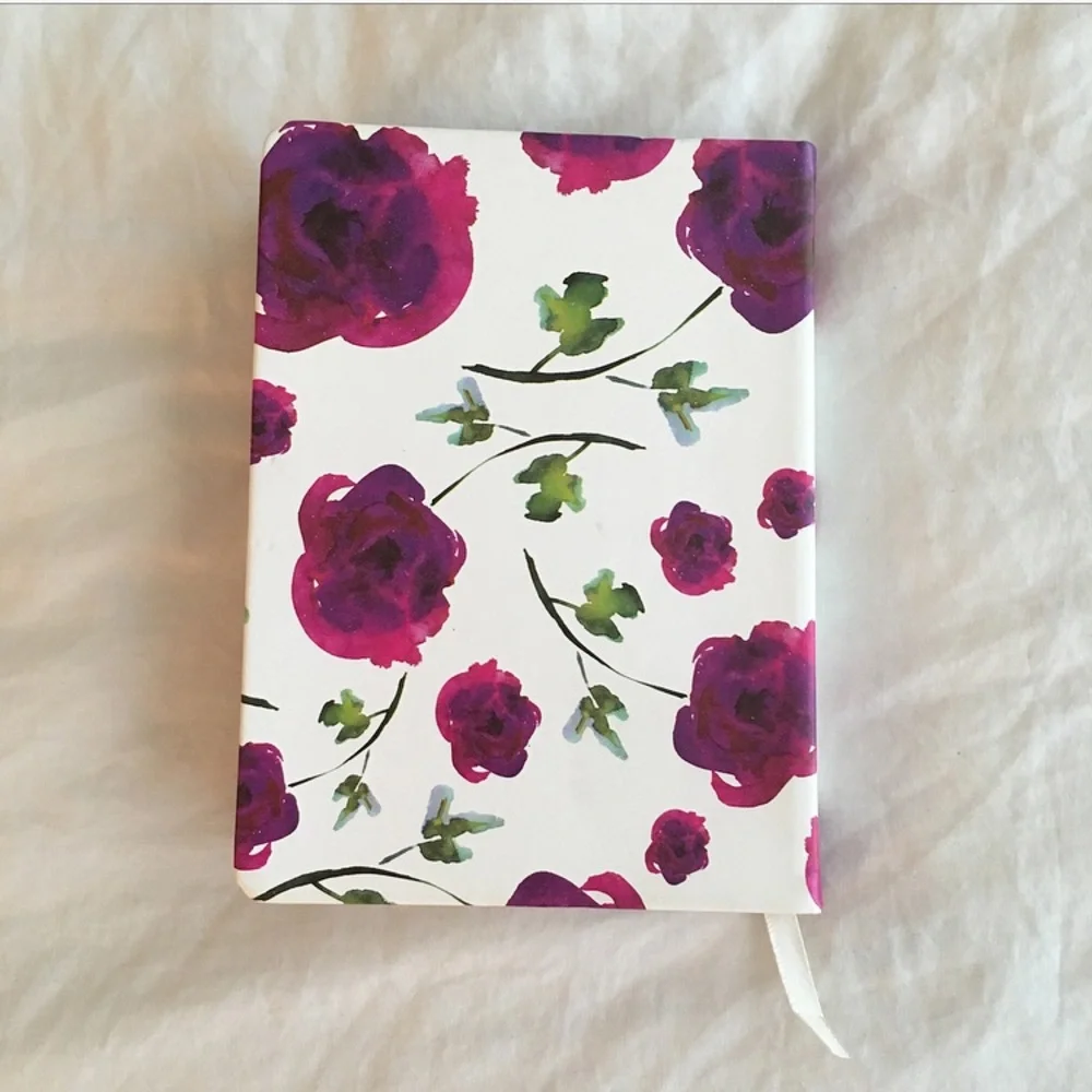 Rose Print Note of the Day Journal - Lined